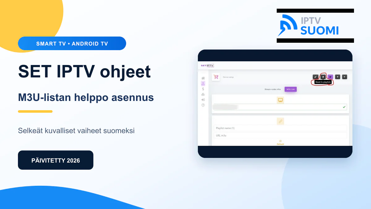 SET IPTV ohjeet 2026 – kuvallinen asennusopas